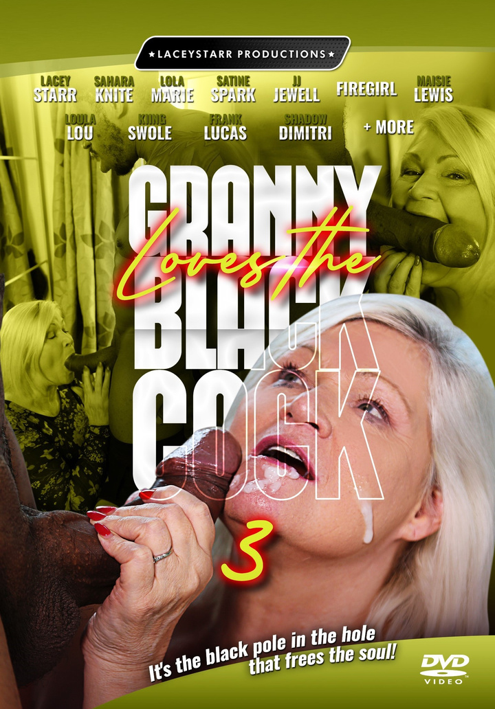 DVD Front Cover: Granny Loves the Black Cock #03
